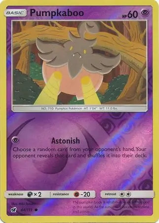 Crimson Invasion Pumpkaboo #44/111 reverse holo