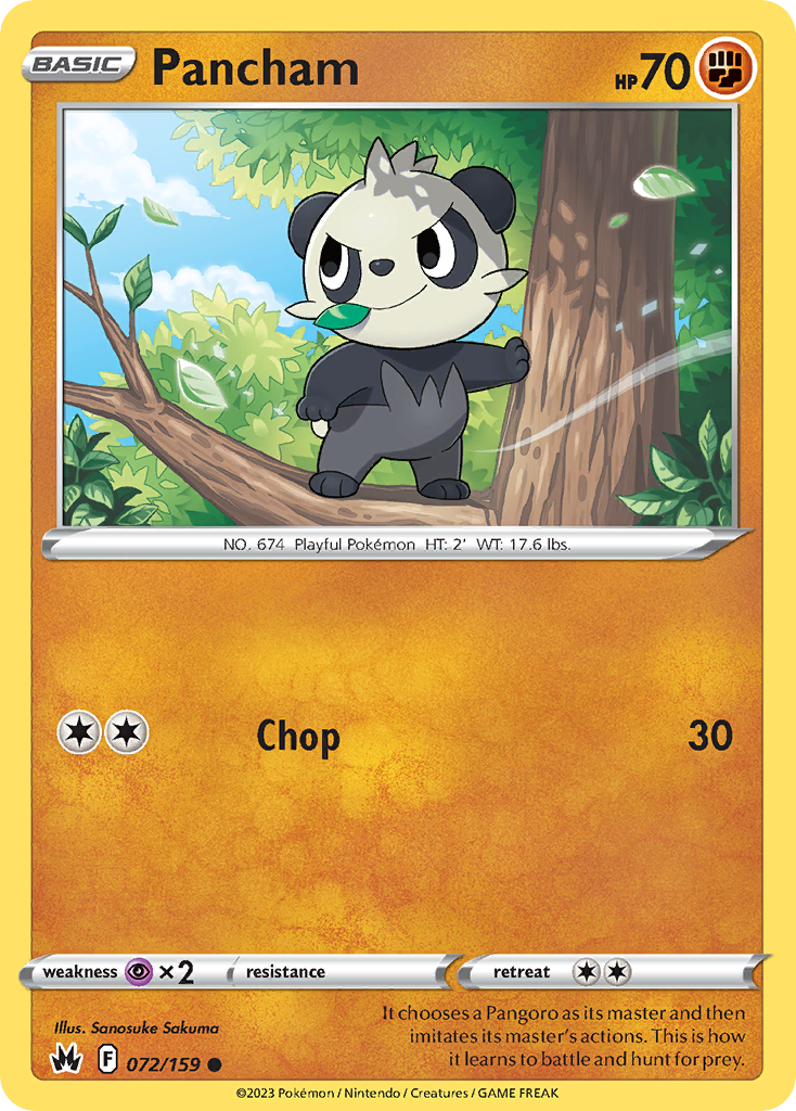 Crown Zenith Pancham #72/159