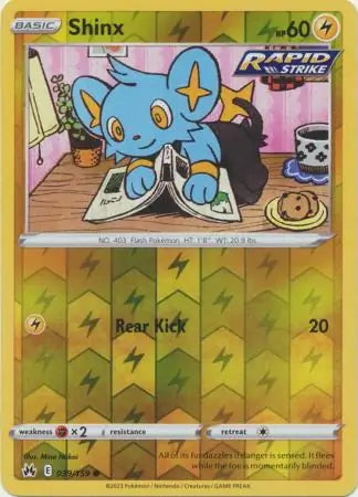 Crown Zenith Shinx #39/159 reverse holo