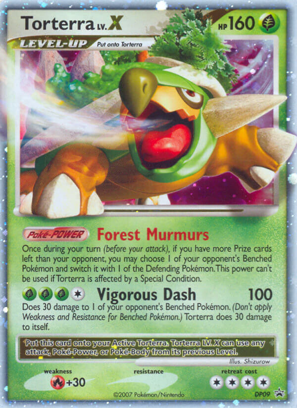 DP Black Star Promo Torterra LV.X #9