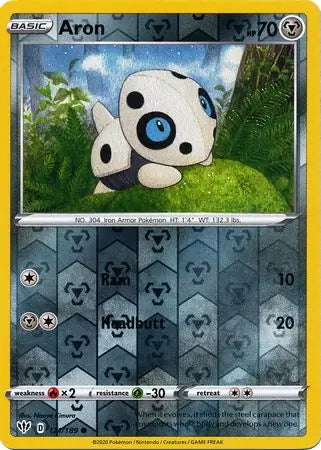 Darkness Ablaze Aron #121/189 reverse holo