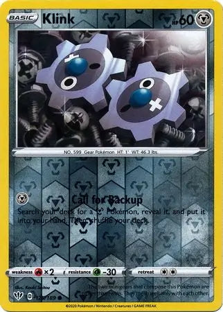 Darkness Ablaze Klink #125/189 reverse holo
