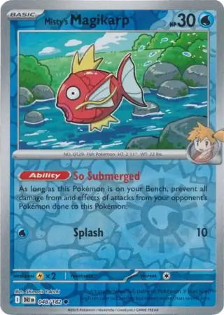 Destined Rivals Misty's Magikarp #48/182 reverse holo