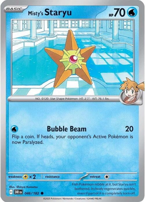 Destined Rivals Misty's Staryu #46/182