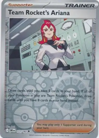 Destined Rivals Team Rocket's Ariana #171/182 reverse holo