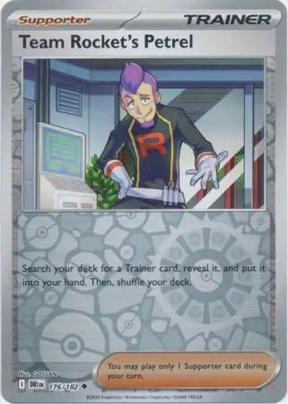Destined Rivals Team Rocket's Petrel #176/182 reverse holo
