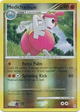 Diamond & Pearl Medicham #32/130 reverse holo