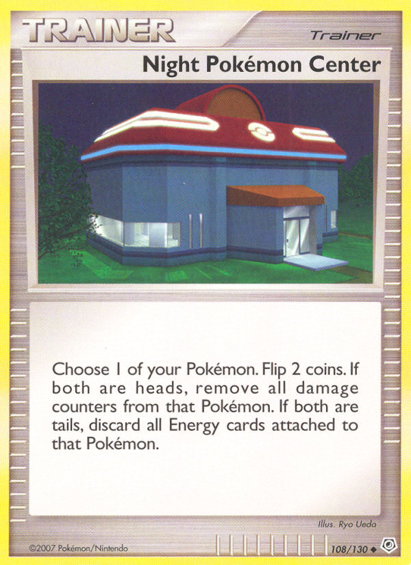 Diamond & Pearl Night Pokémon Center #108/130