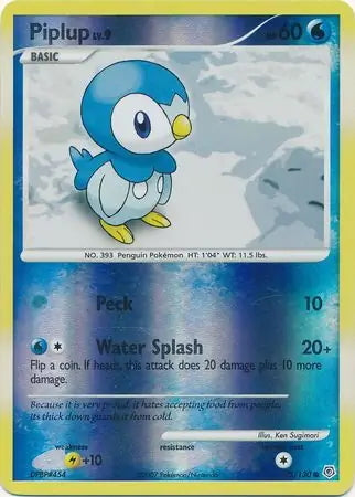Diamond & Pearl Piplup #93/130 reverse holo