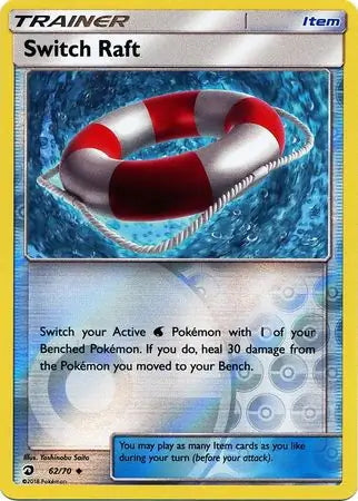 Dragon Majesty Switch Raft #62/70 reverse holo