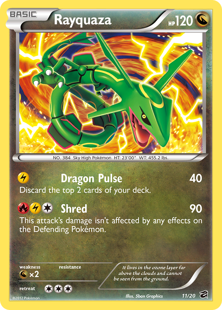 Dragon Vault Holo Rayquaza #11