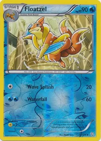 Dragons Exalted Floatzel #33/124 reverse holo