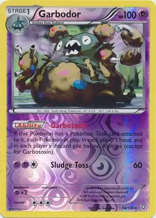 Dragons Exalted Garbodor #54/124 reverse holo