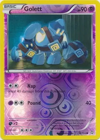 Dragons Exalted Golett #58/124 reverse holo