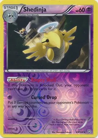 Dragons Exalted Shedinja #48/124 reverse holo