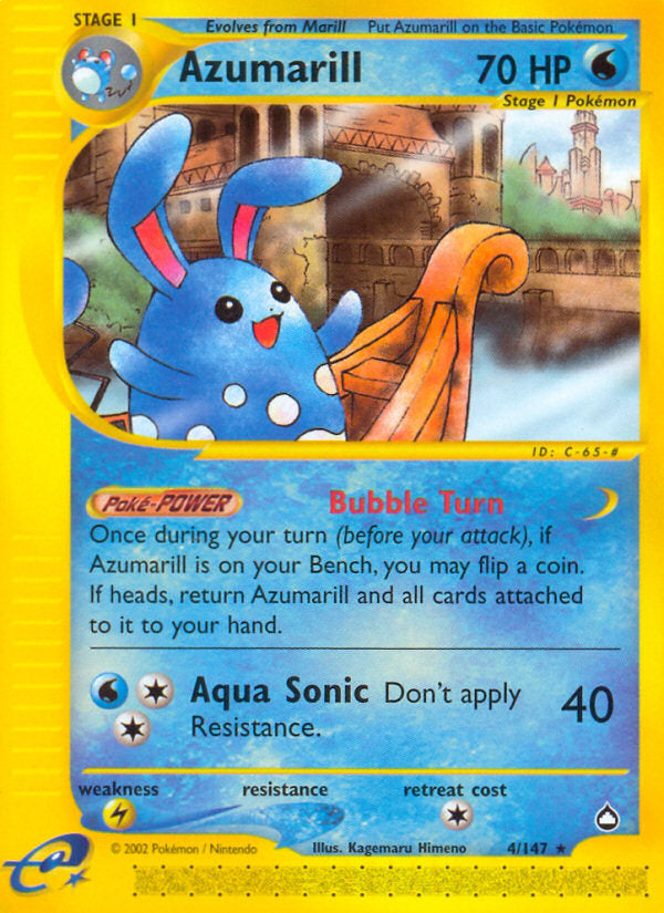 E-Series Aquapolis Azumarill #4/147