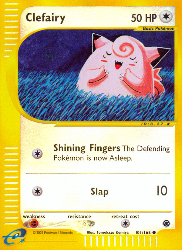 E-Series Expedition Clefairy #101/165 reverse holo