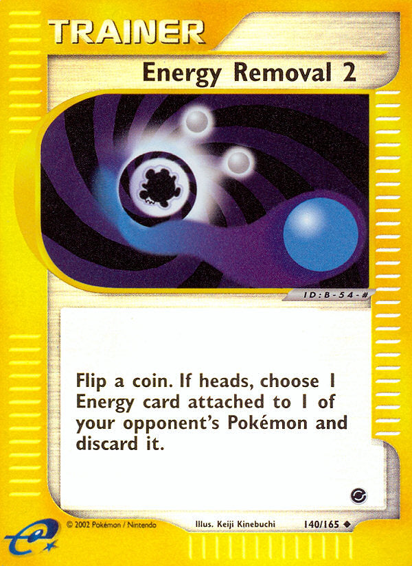 E-Series Expedition Energy Removal 2 #140/165 reverse holo
