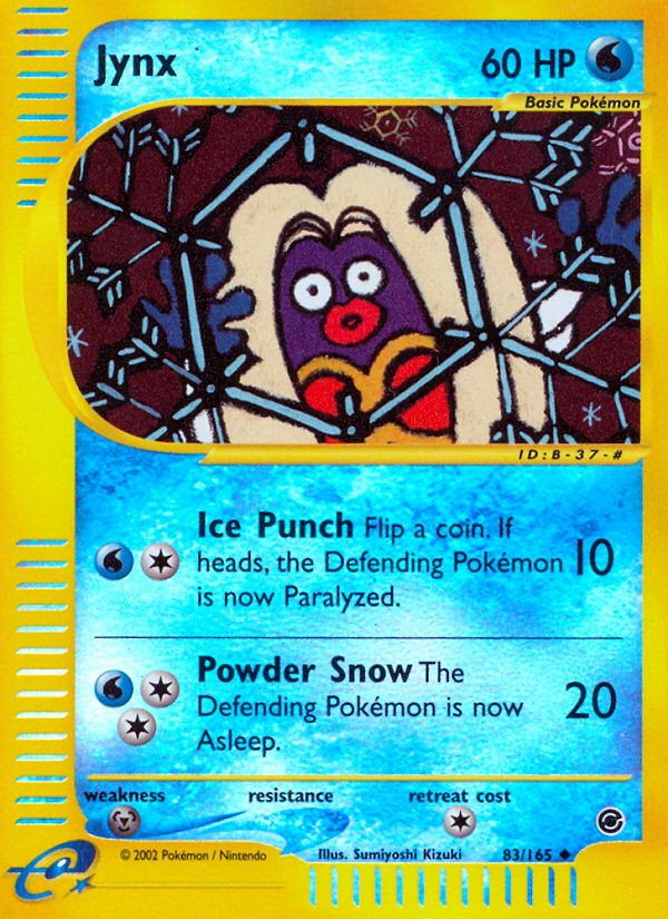 E-Series Expedition Jynx #83/165 reverse holo