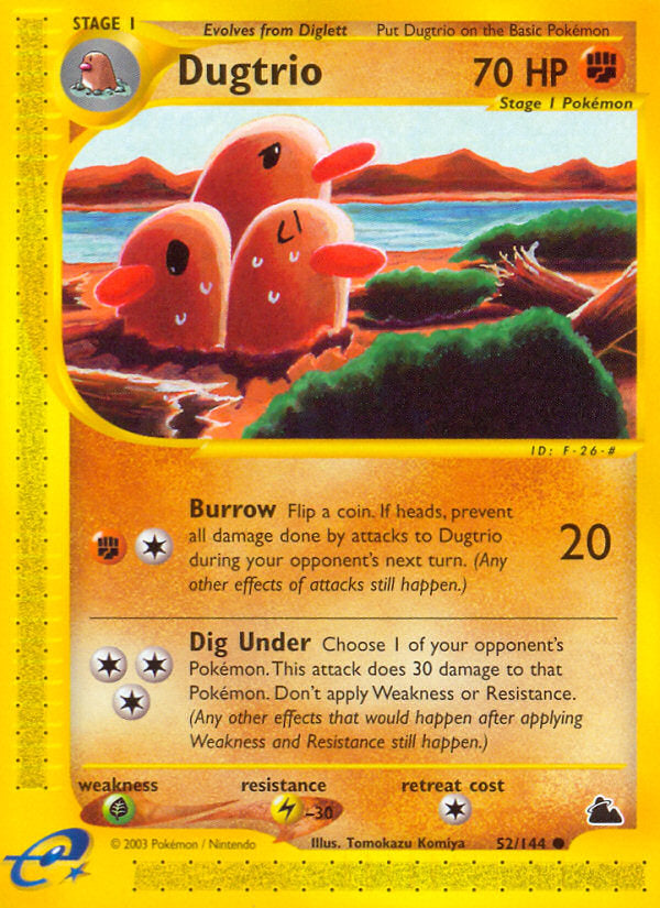 E-Series Skyridge Dugtrio #52/144