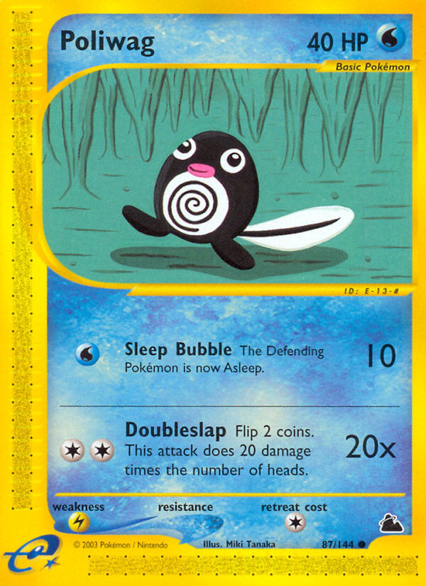 E-Series Skyridge Poliwag #87/144