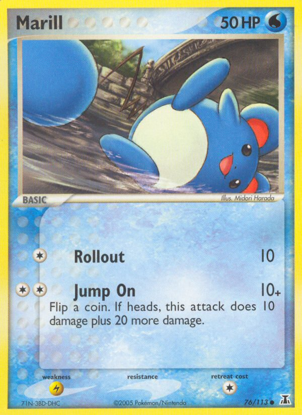 EX Delta Species Marill #76/113