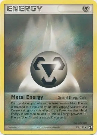 EX Delta Species Metal Energy #107/113 reverse holo