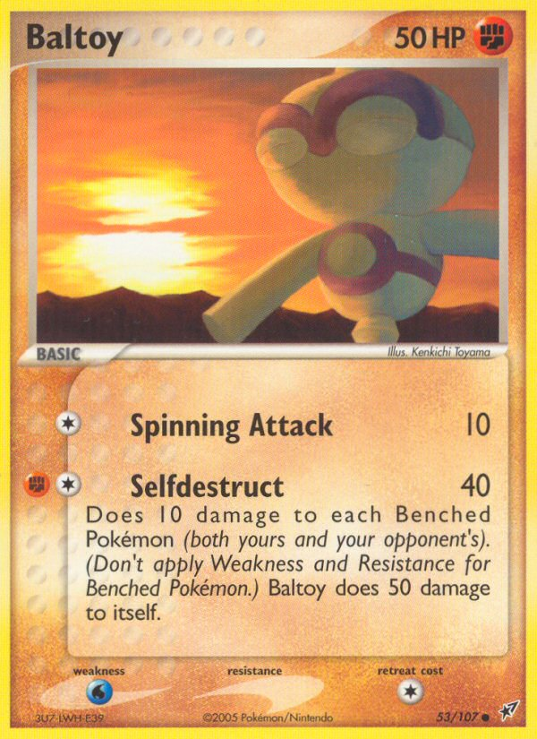 EX Deoxys Baltoy #53/107