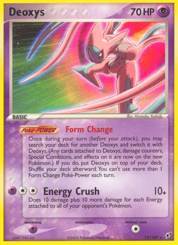 EX Deoxys Deoxys (Defense Form) #17/107