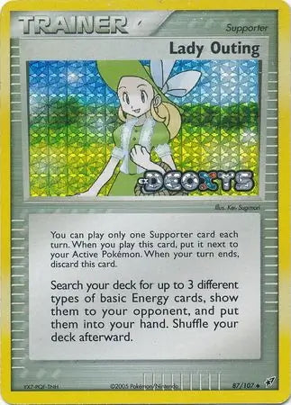 EX Deoxys Lady Outing #87/107 reverse holo