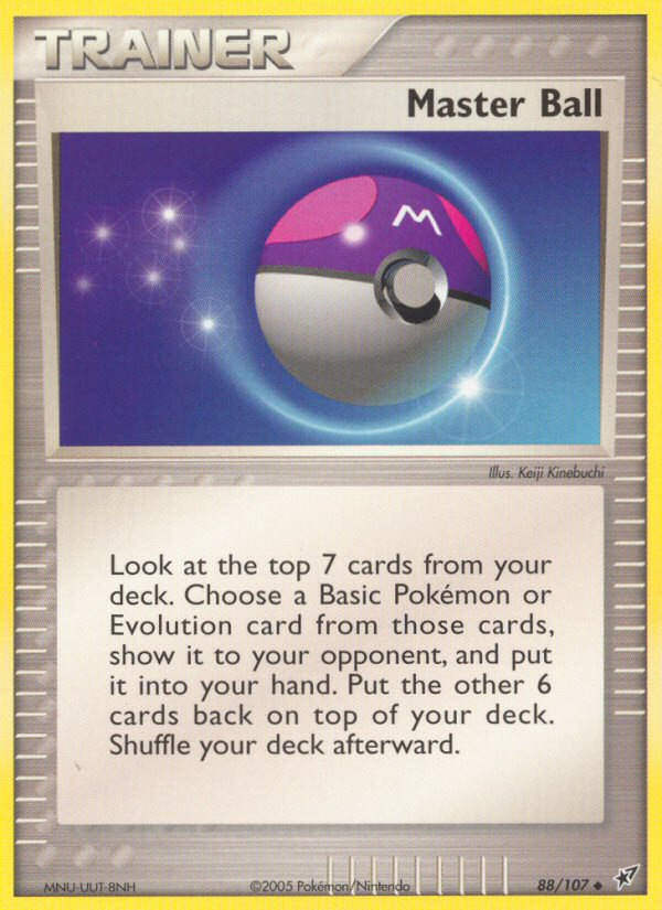 EX Deoxys Master Ball #88/107