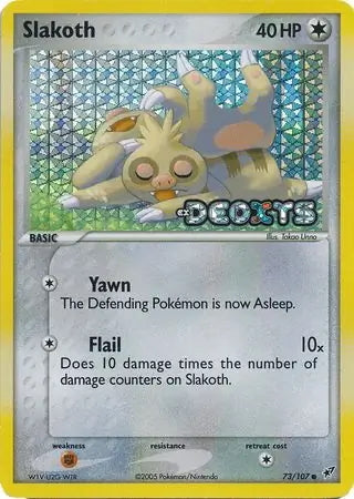 EX Deoxys Slakoth #73/107 reverse holo