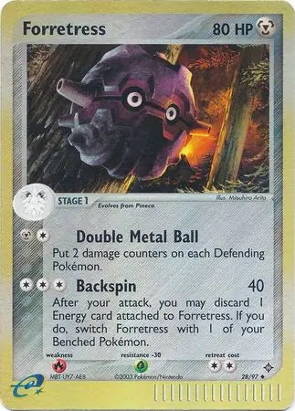 EX Dragon Forretress #28/97 reverse holo