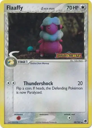EX Dragon Frontiers Flaaffy #30/101 reverse holo