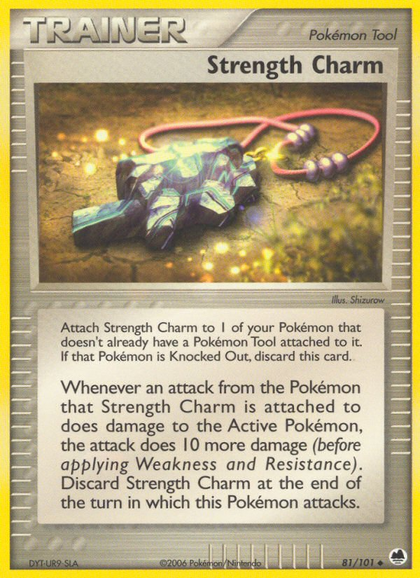EX Dragon Frontiers Strength Charm #81/101