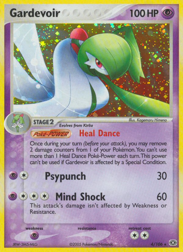 EX Emerald Holo Gardevoir #4/106