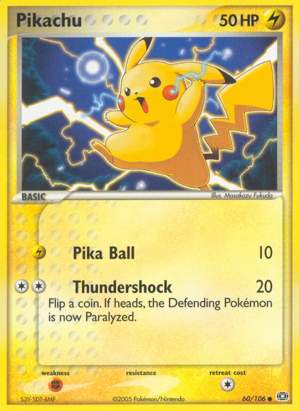 EX Emerald Pikachu #60/106