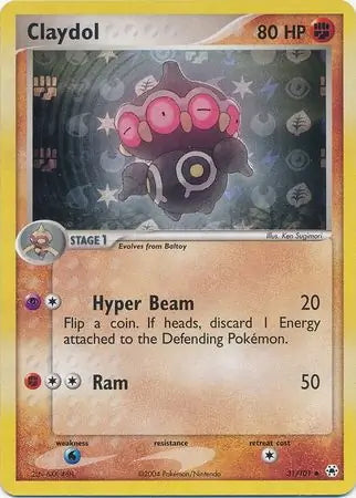 EX Hidden Legends Claydol #31/101 reverse holo