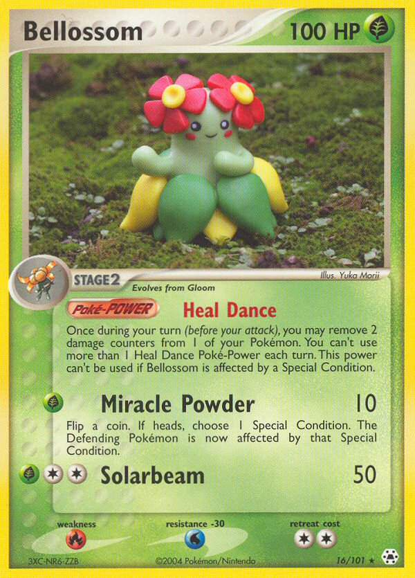 EX Hidden Legends Holo Bellossom #16/101
