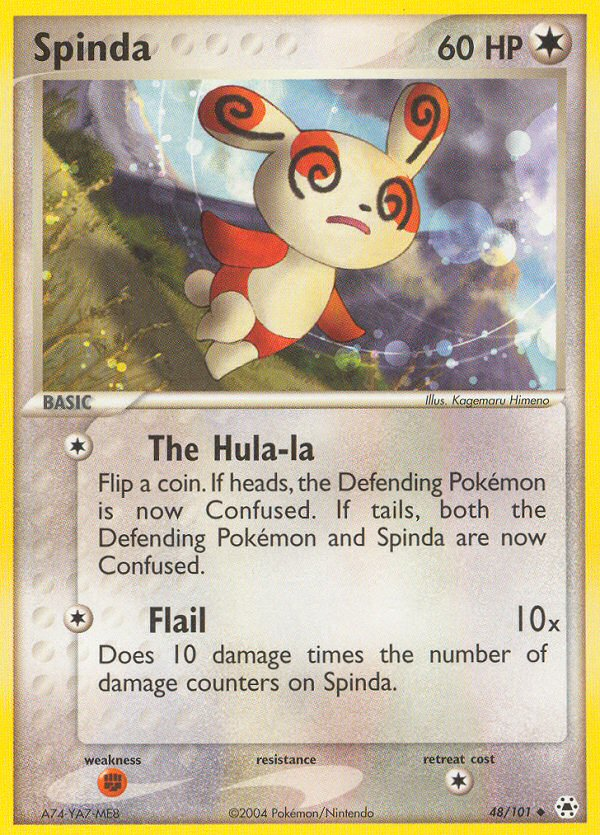 EX Hidden Legends Spinda #48/101