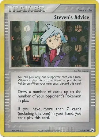 EX Hidden Legends Steven's Advice #92/101 reverse holo