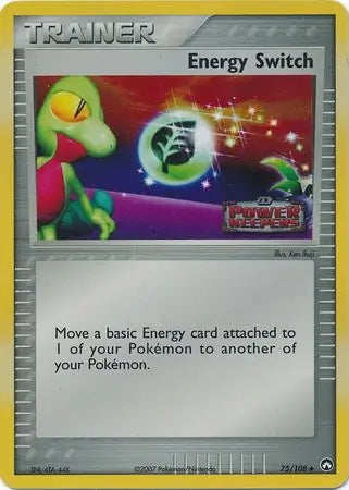 EX Power Keepers Energy Switch #75/108 reverse holo
