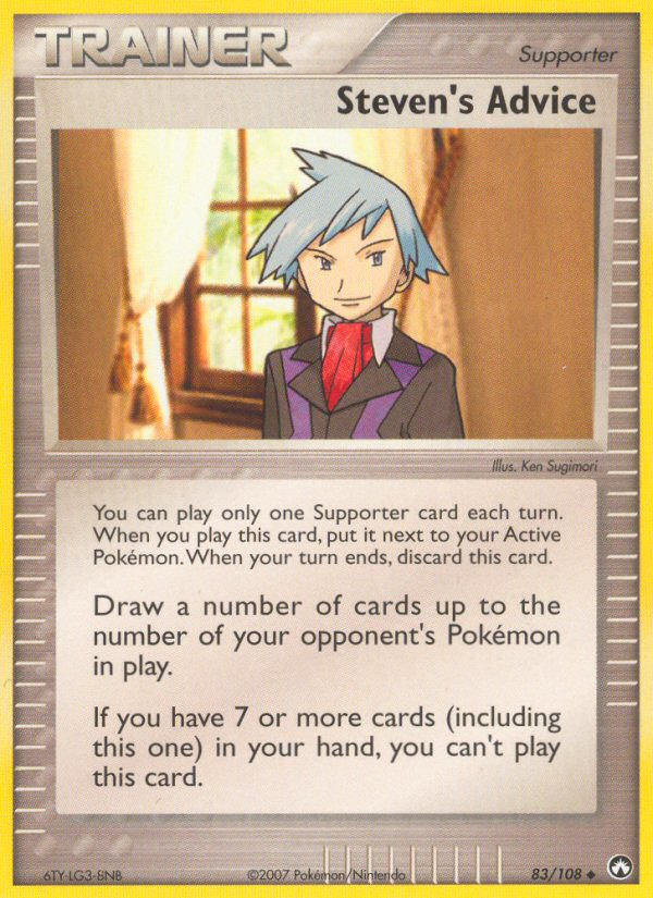 EX Power Keepers Steven's Advice #83/108