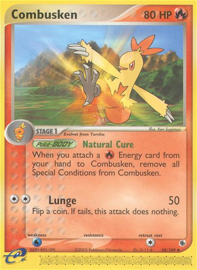 EX Ruby&Sapphire Combusken #28/109