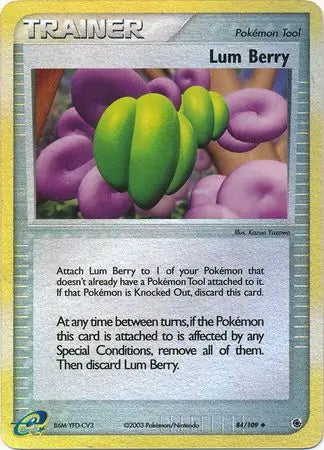 EX Ruby&Sapphire Lum Berry #84/109 reverse holo