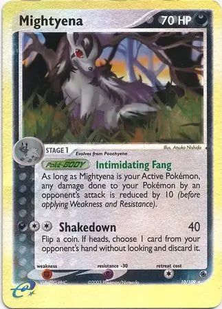 EX Ruby&Sapphire Mightyena #10/109 reverse holo