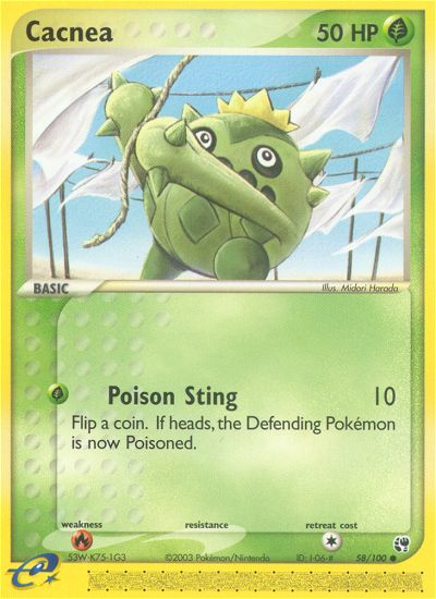 EX Sandstorm Cacnea #58/100