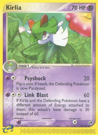 EX Sandstorm Kirlia #40/100