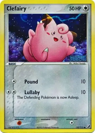 EX Unseen Forces Clefairy #53/115 reverse holo