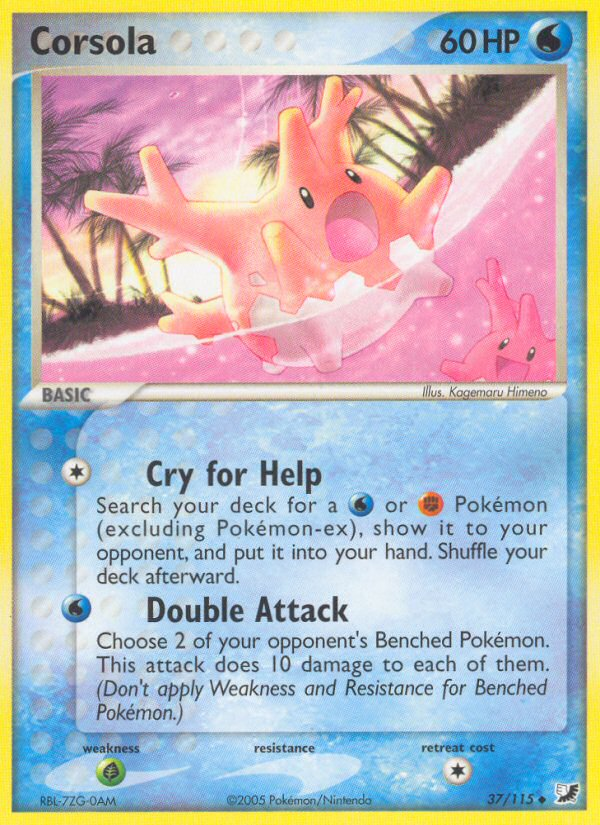 EX Unseen Forces Corsola #37/115